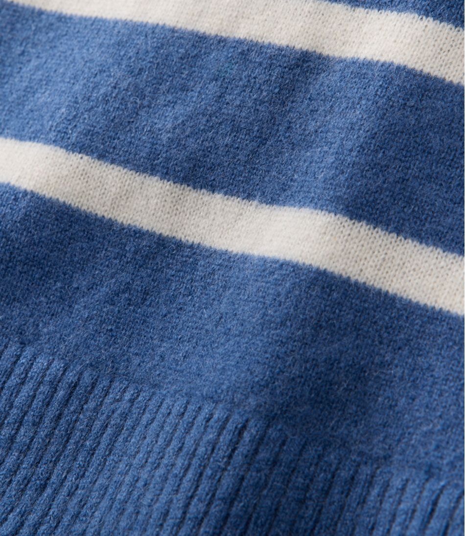 Crewneck Stripe Women's Classic Cashmere Sweater