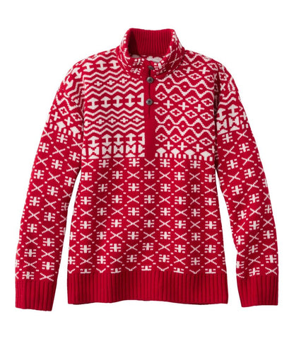 Women's Signature Kingfield Merino Wool Sweater, Fair Isle