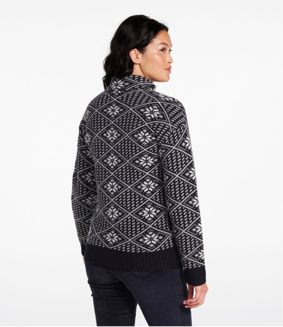 Fair Isle Women's Signature Kingfield Merino Wool Sweater
