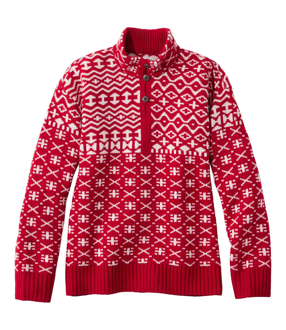 Fair Isle Women's Signature Kingfield Merino Wool Sweater