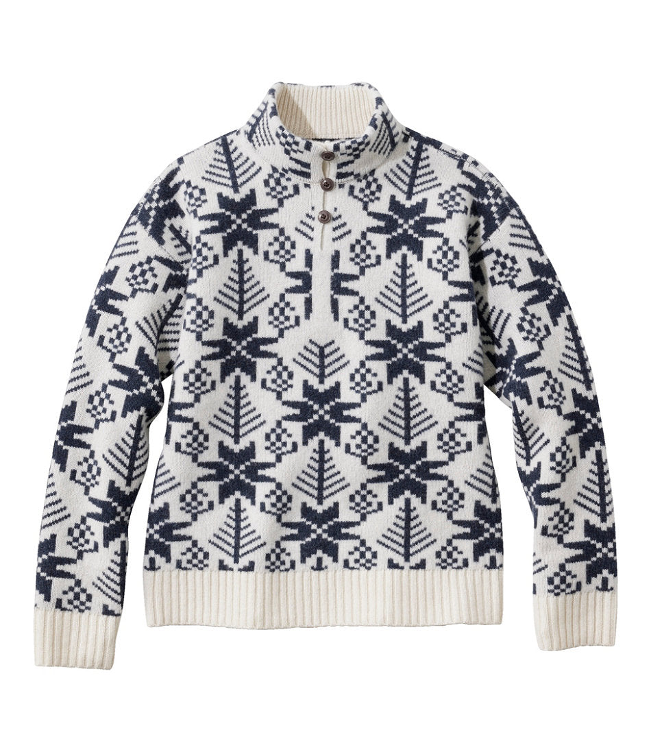 Fair Isle Women's Signature Kingfield Merino Wool Sweater