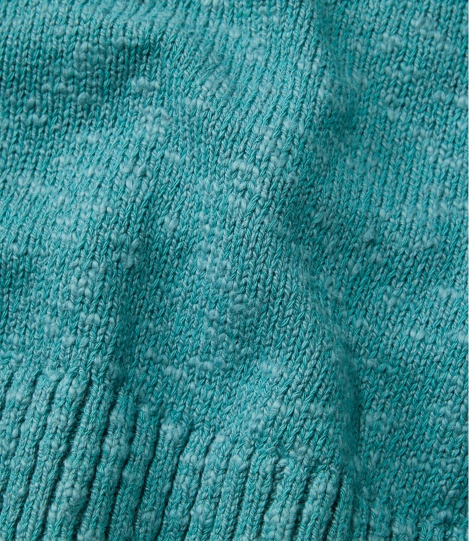 Women's Cotton Ragg Sweater Crewneck Fair Isle