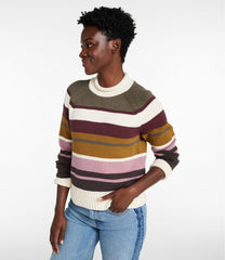 Women's Signature Original Cotton Sweater Rollneck Stripe