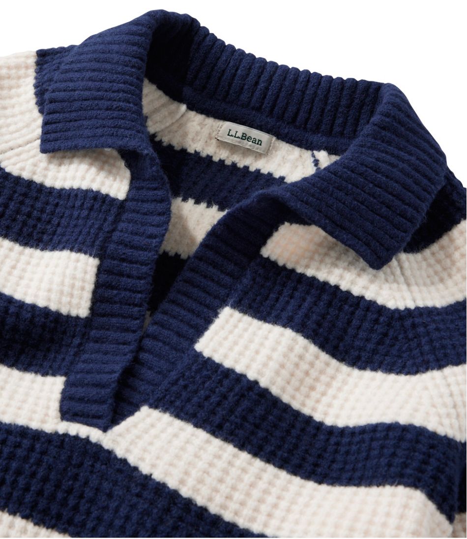 Polo Stripe Women's SuperSoft Waffle Sweater