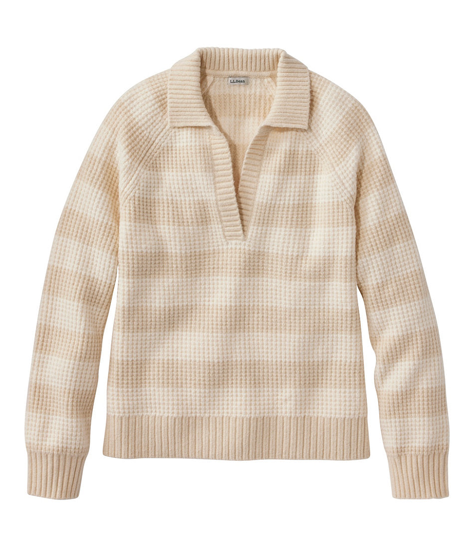 Polo Stripe Women's SuperSoft Waffle Sweater