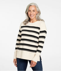 Women's Heritage Heirloom Wool/Cashmere Sweater Crewneck Stripe