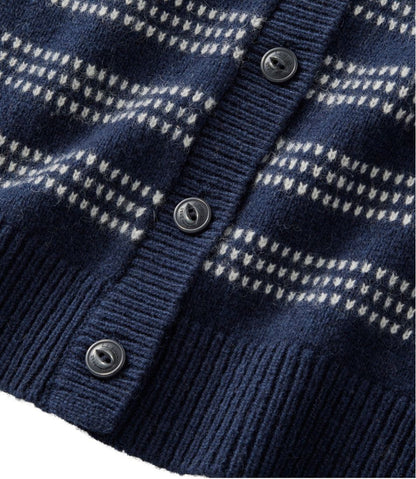 Women's Bean's Classic Ragg Wool Sweater, Button-Front Cardigan Novelty