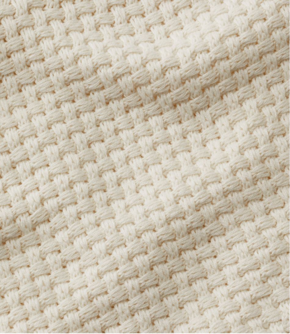 Button-Front Cardigan Women's Basketweave Sweater