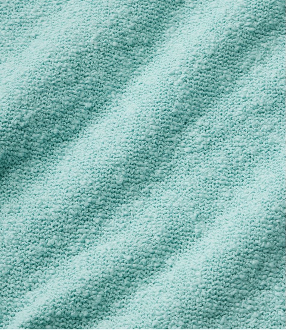 Henley Short-Sleeve Women's Midweight Cotton Slub Sweater