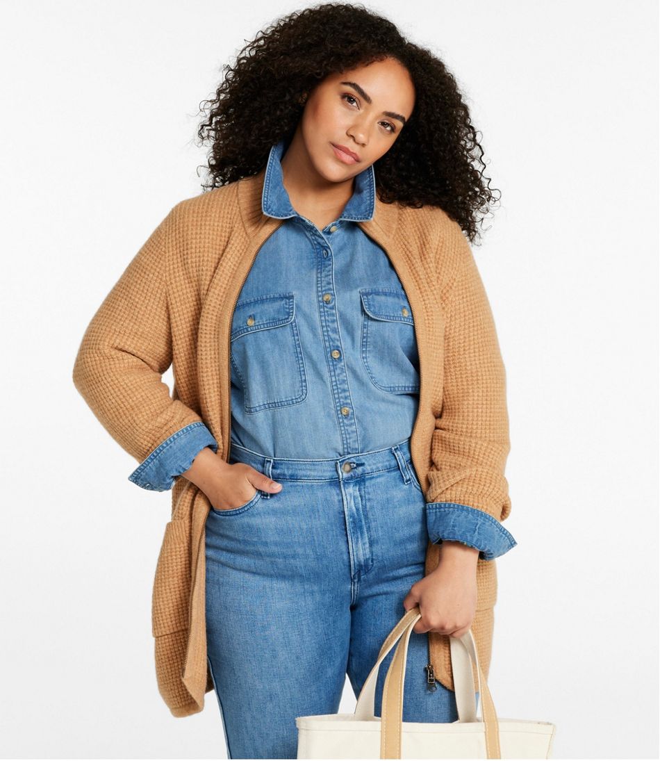 Women's SuperSoft Waffle Sweater Coatigan