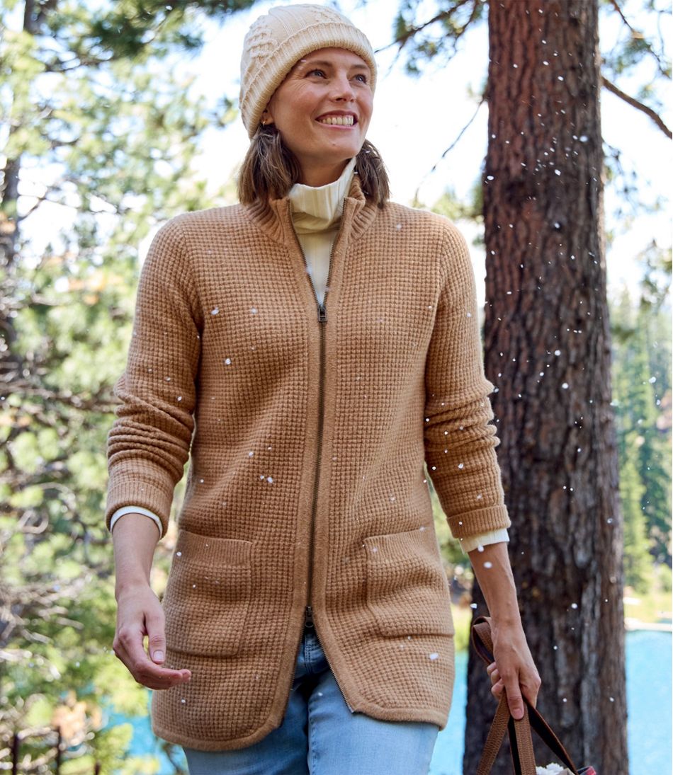 Women's SuperSoft Waffle Sweater Coatigan