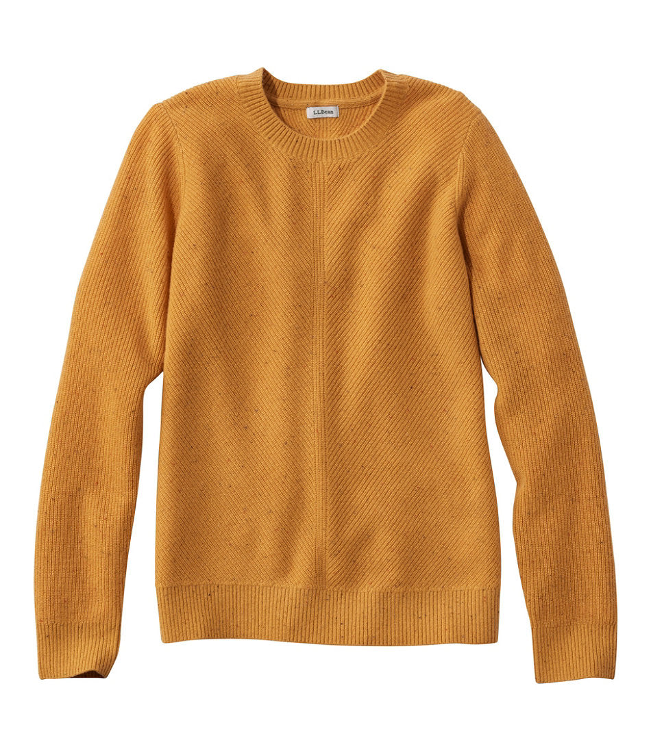 Women's Classic Cashmere Textured Sweater Crewneck