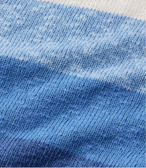 Crewneck Stripe Women's Cotton Ragg Sweater