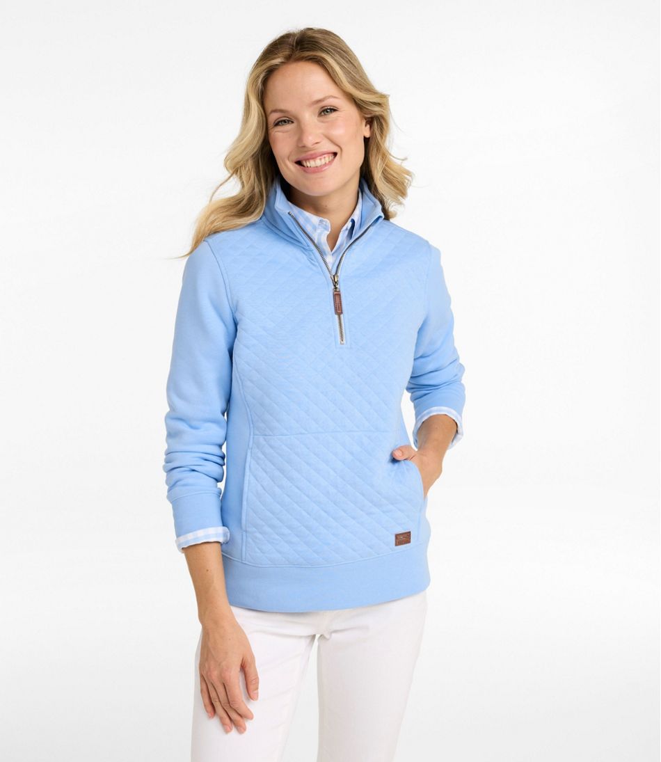 Women's Quilted Quarter-Zip Pullover
