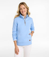 Women's Quilted Quarter-Zip Pullover