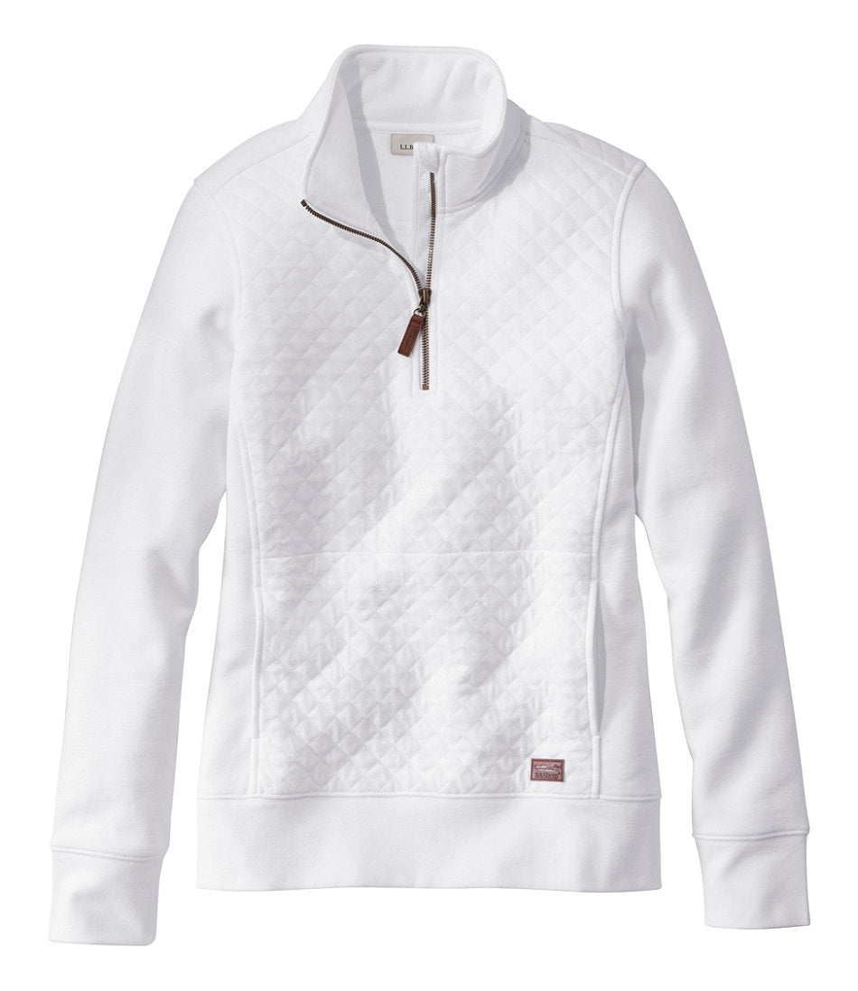 Women's Quilted Quarter-Zip Pullover