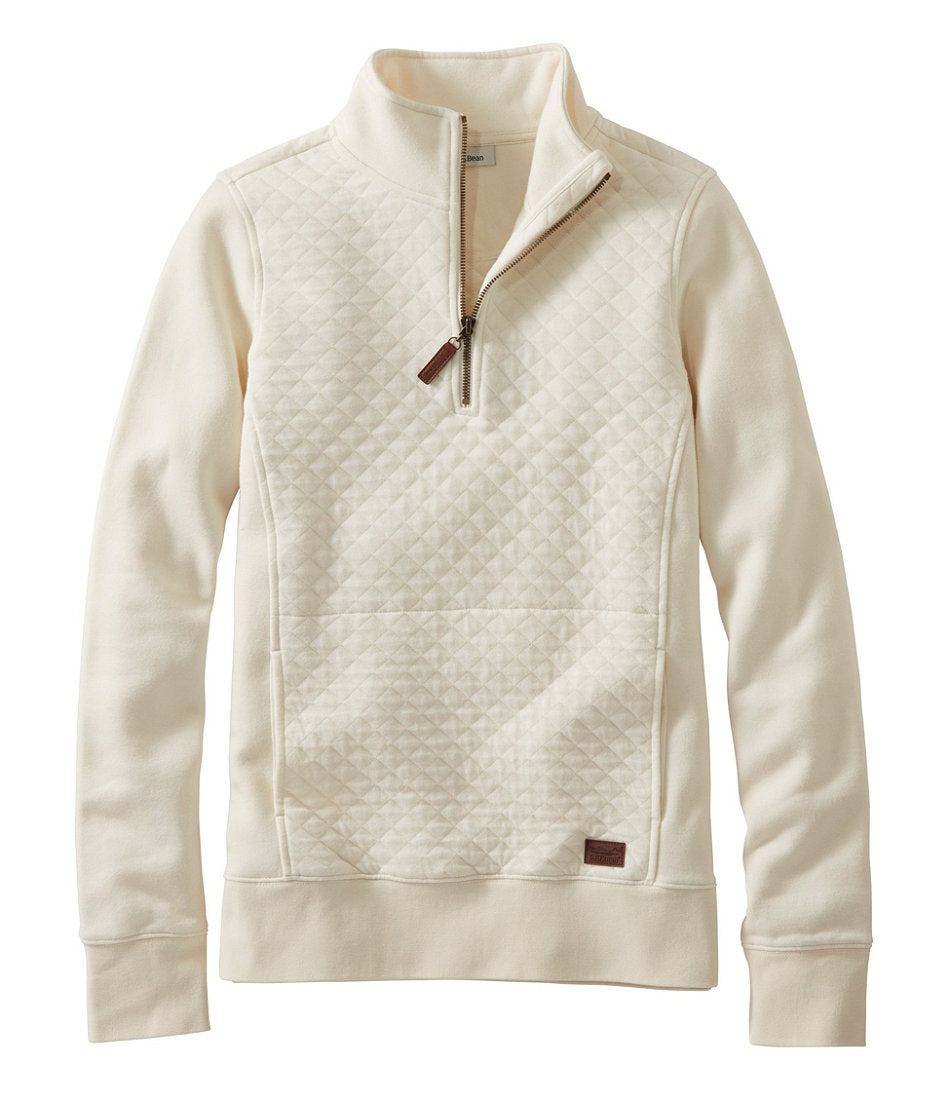 Women's Quilted Quarter-Zip Pullover