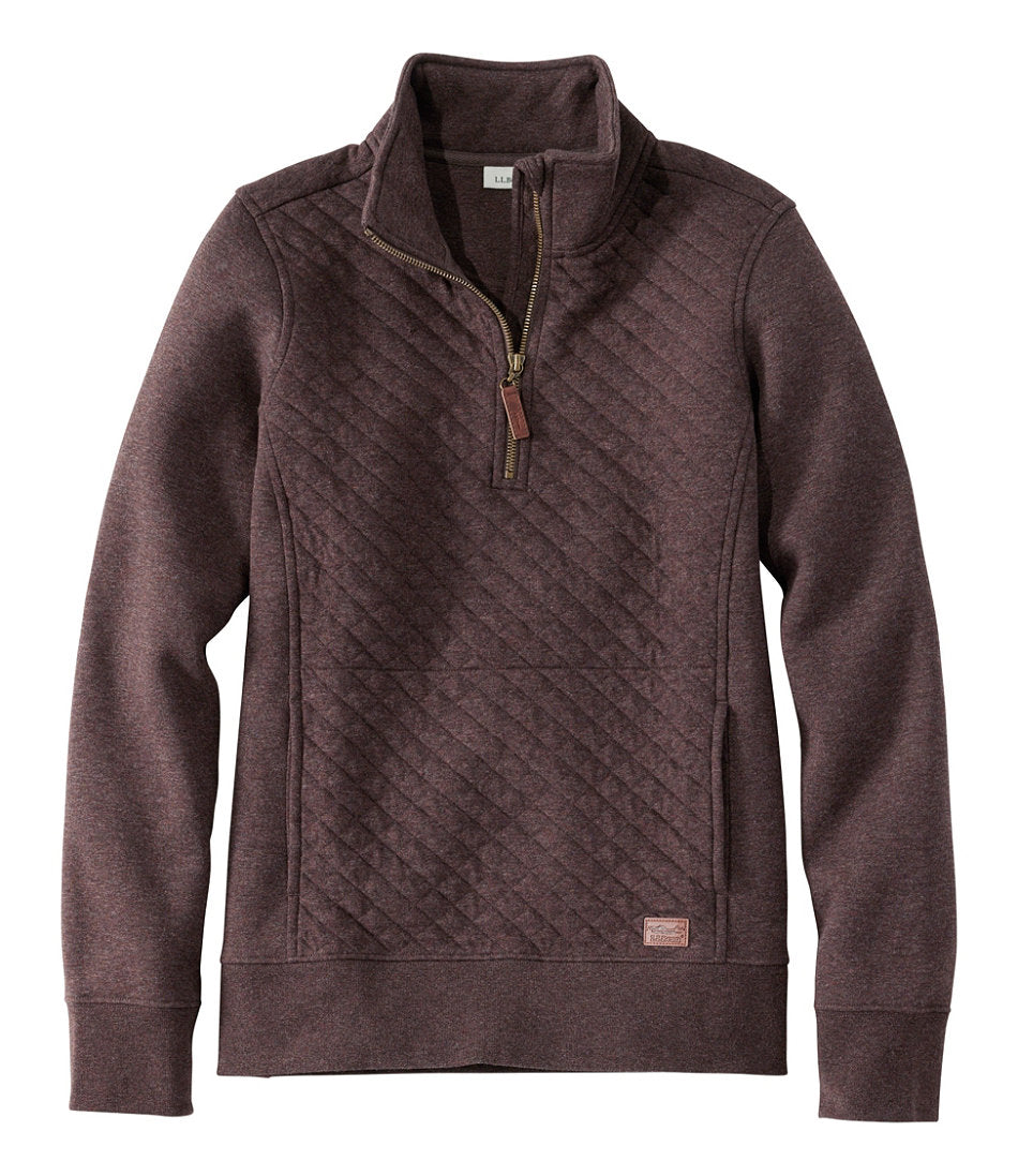 Women's Quilted Quarter-Zip Pullover