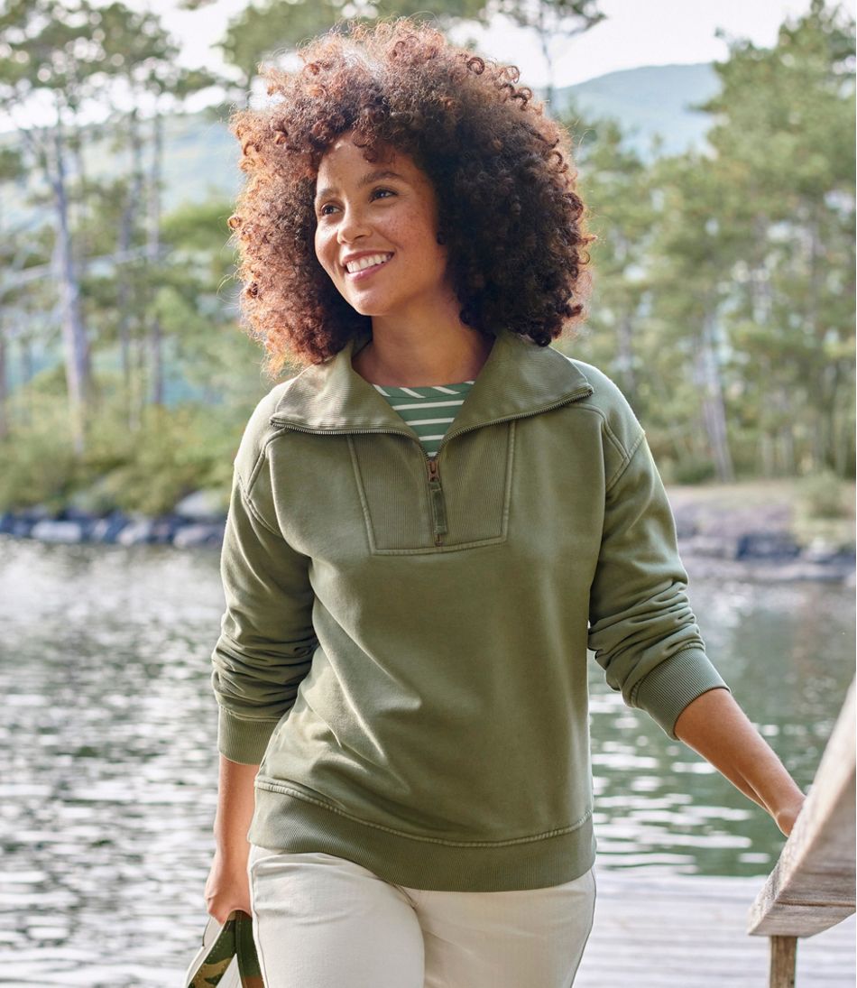 Women's Sunwashed Sweats Quarter-Zip