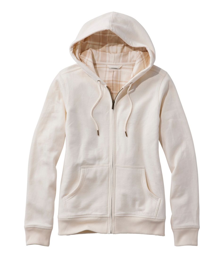 Women's L.L.Bean 1912 Sweatshirt Flannel-Lined Hoodie