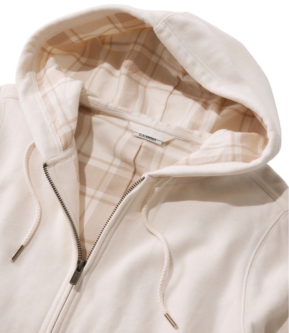 Women's L.L.Bean 1912 Sweatshirt Flannel-Lined Hoodie