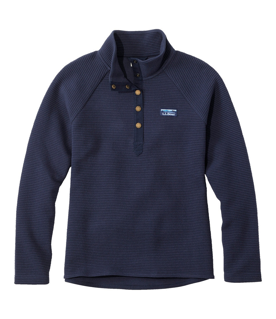 Women's Lakewashed Double-Knit Quarter-Snap