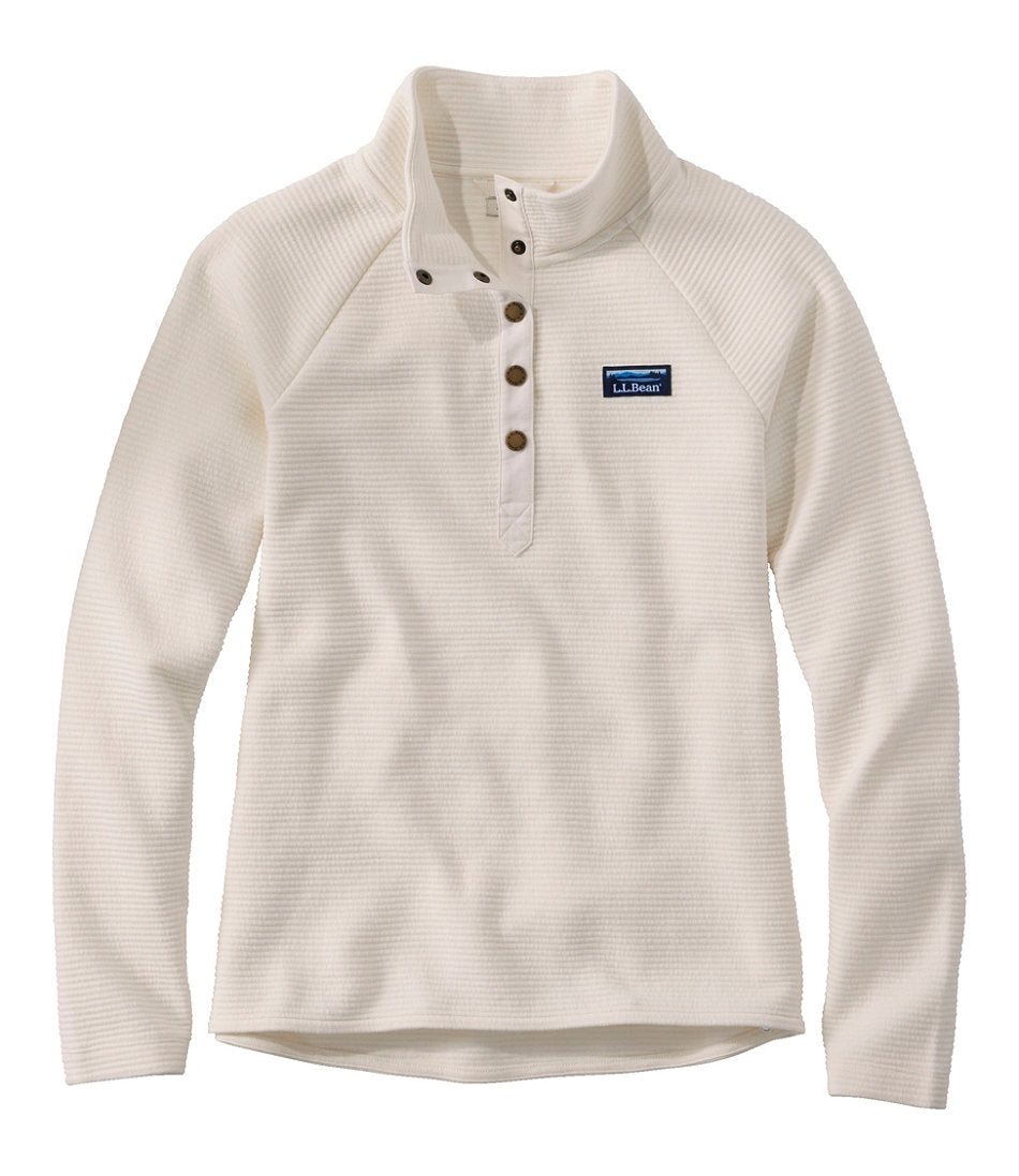 Women's Lakewashed Double-Knit Quarter-Snap