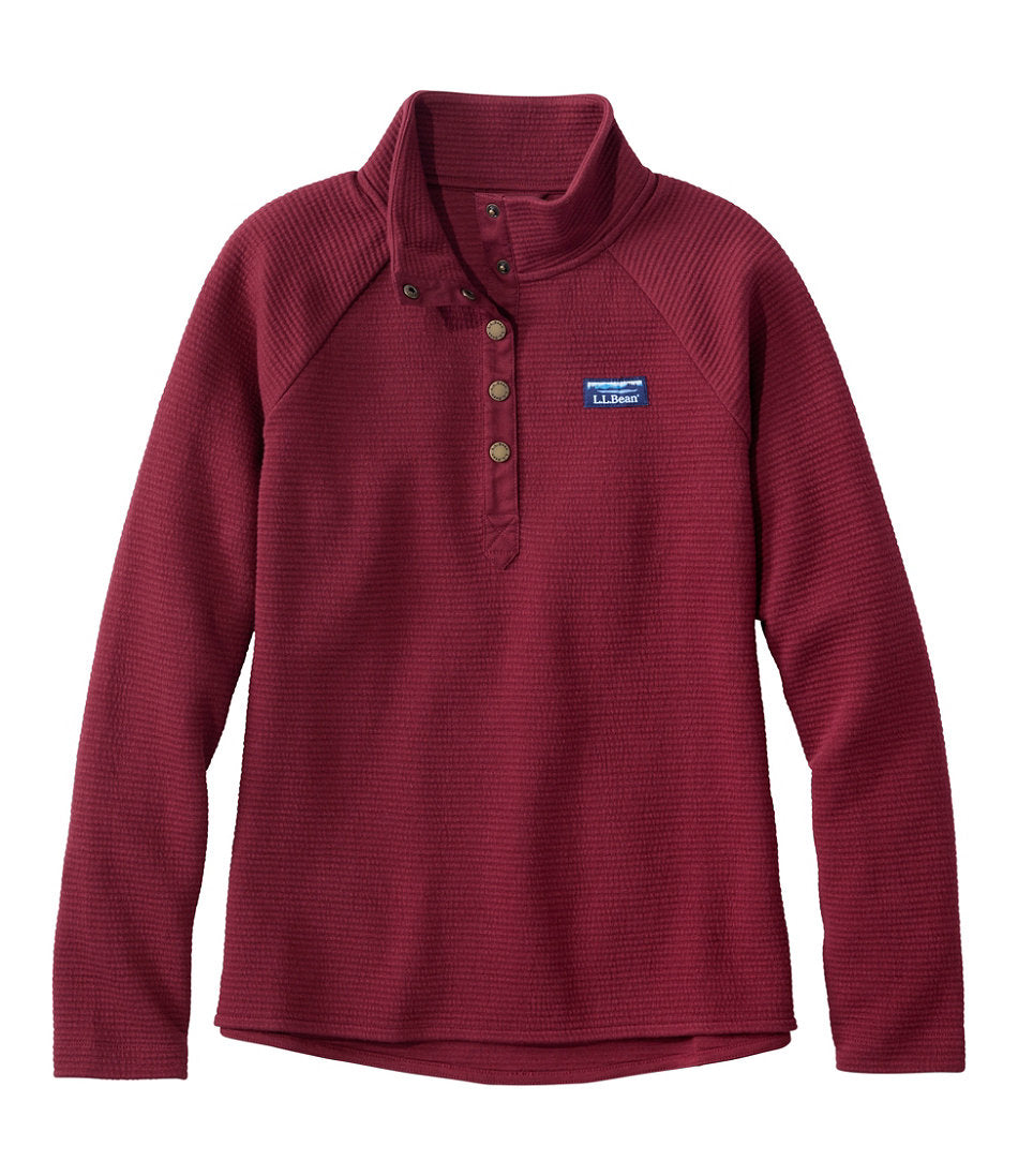 Women's Lakewashed Double-Knit Quarter-Snap