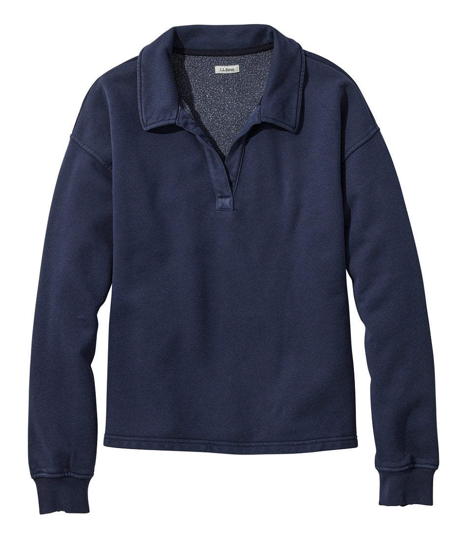 Women's Sunwashed Sweats Splitneck Polo