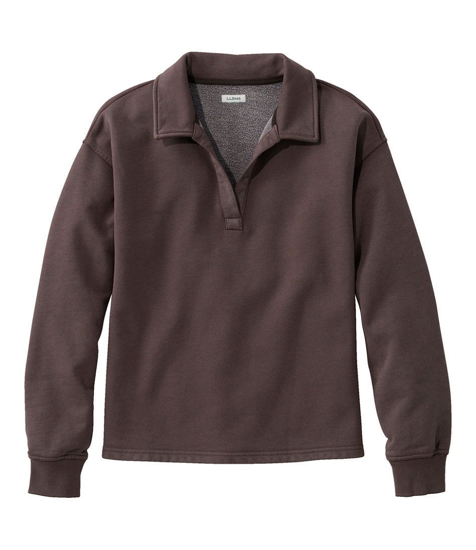 Women's Sunwashed Sweats Splitneck Polo