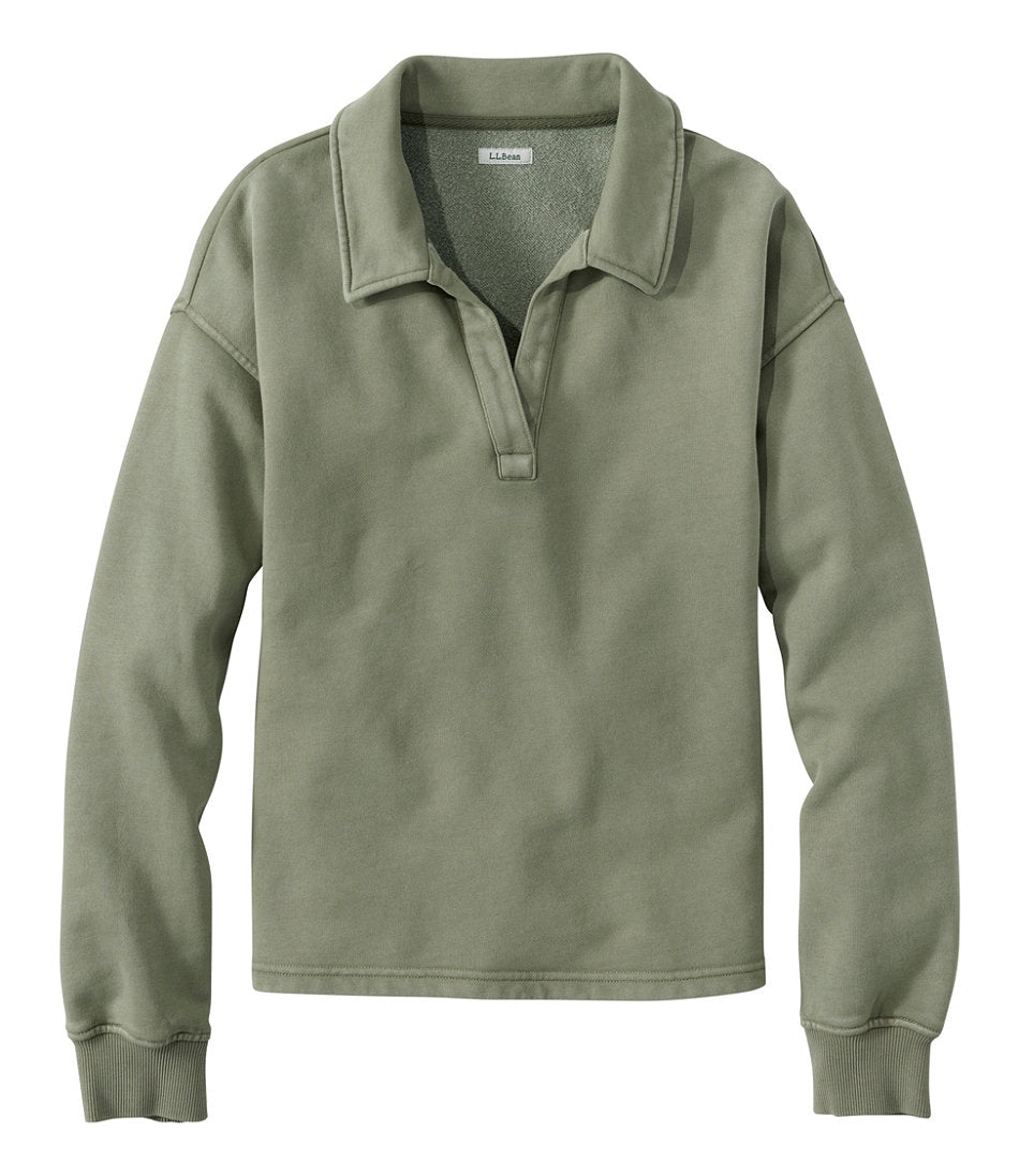 Women's Sunwashed Sweats Splitneck Polo