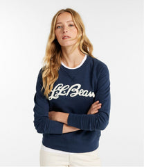 Women's Peaks Island Crewneck Logo