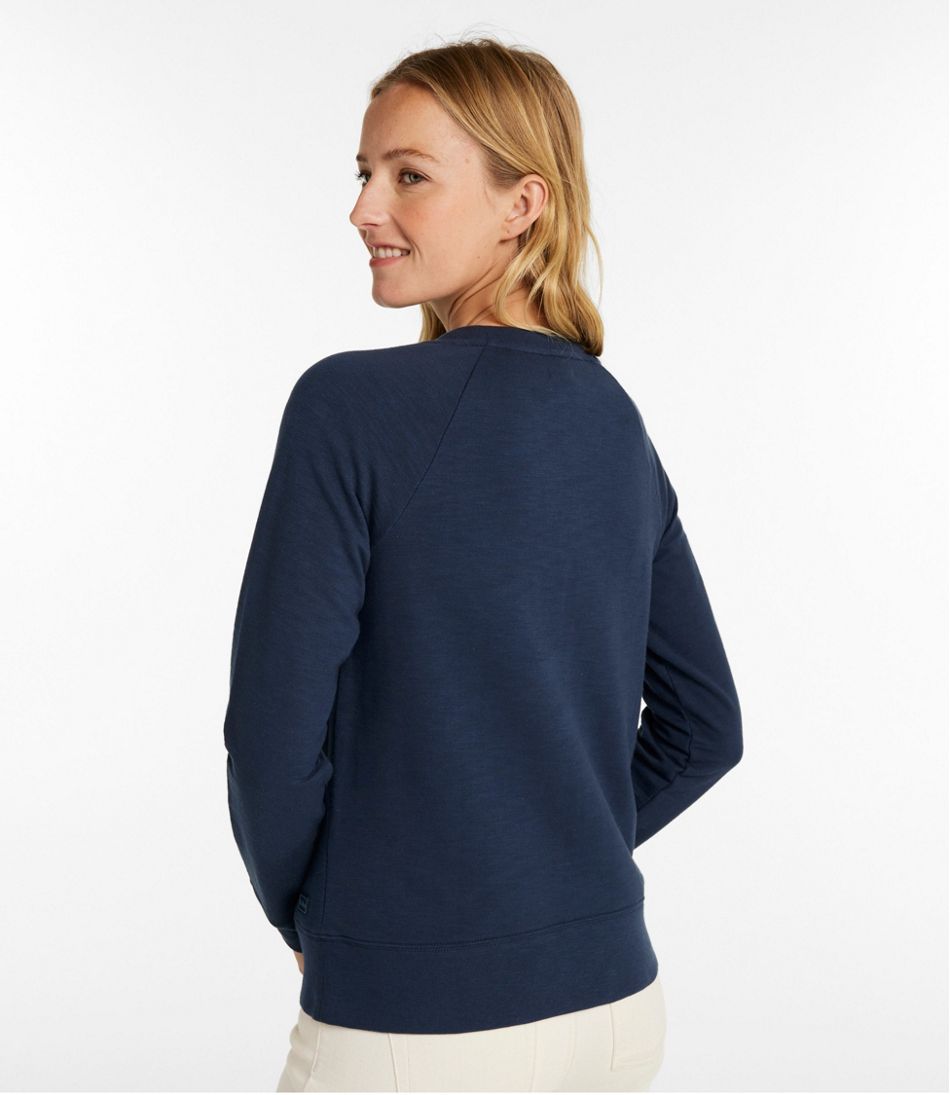 Women's Peaks Island Crewneck Logo