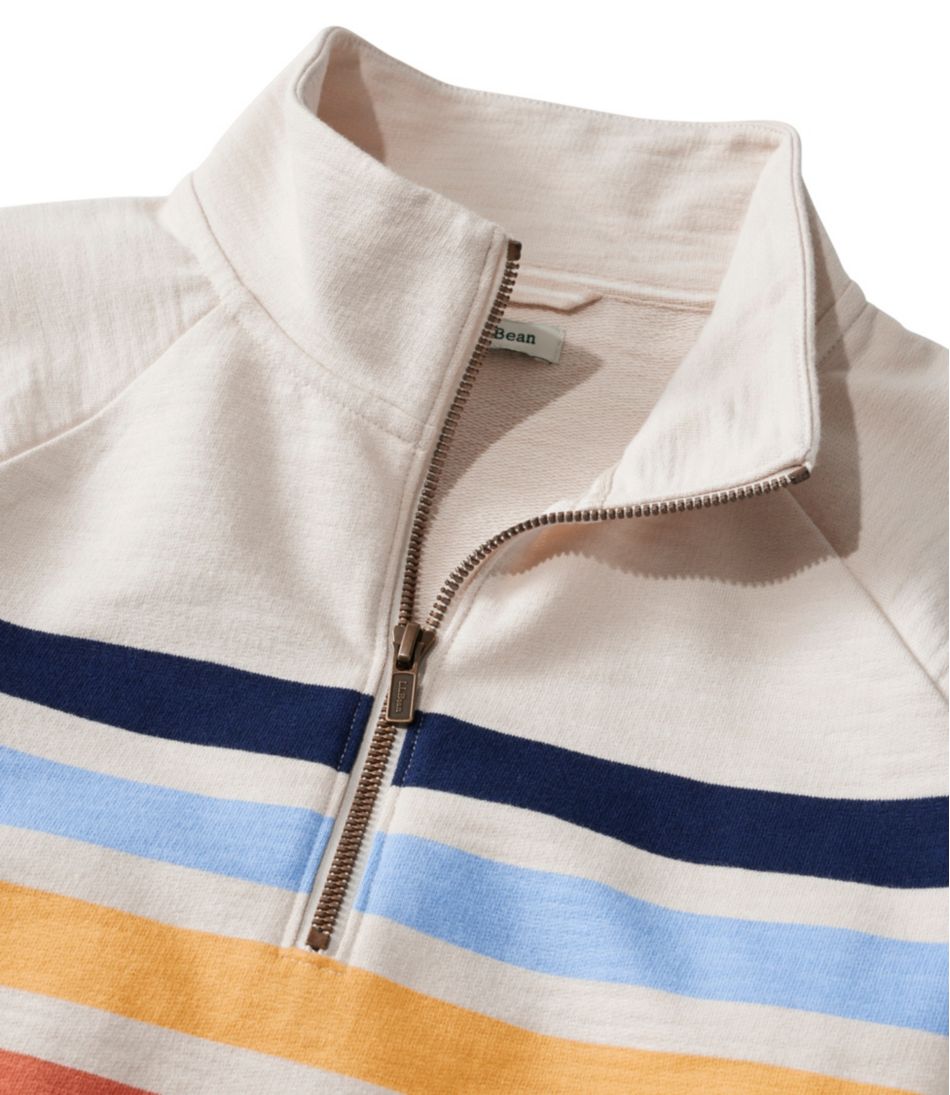 Women's Peaks Island Quarter-Zip Pullover Stripe