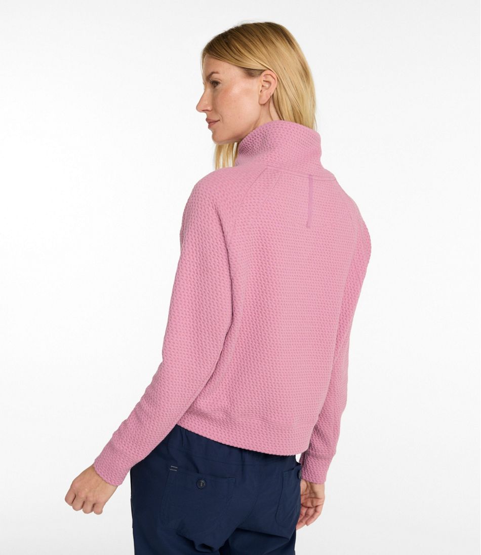 Women's Ridgeknit Half-Zip Pullover Oversized