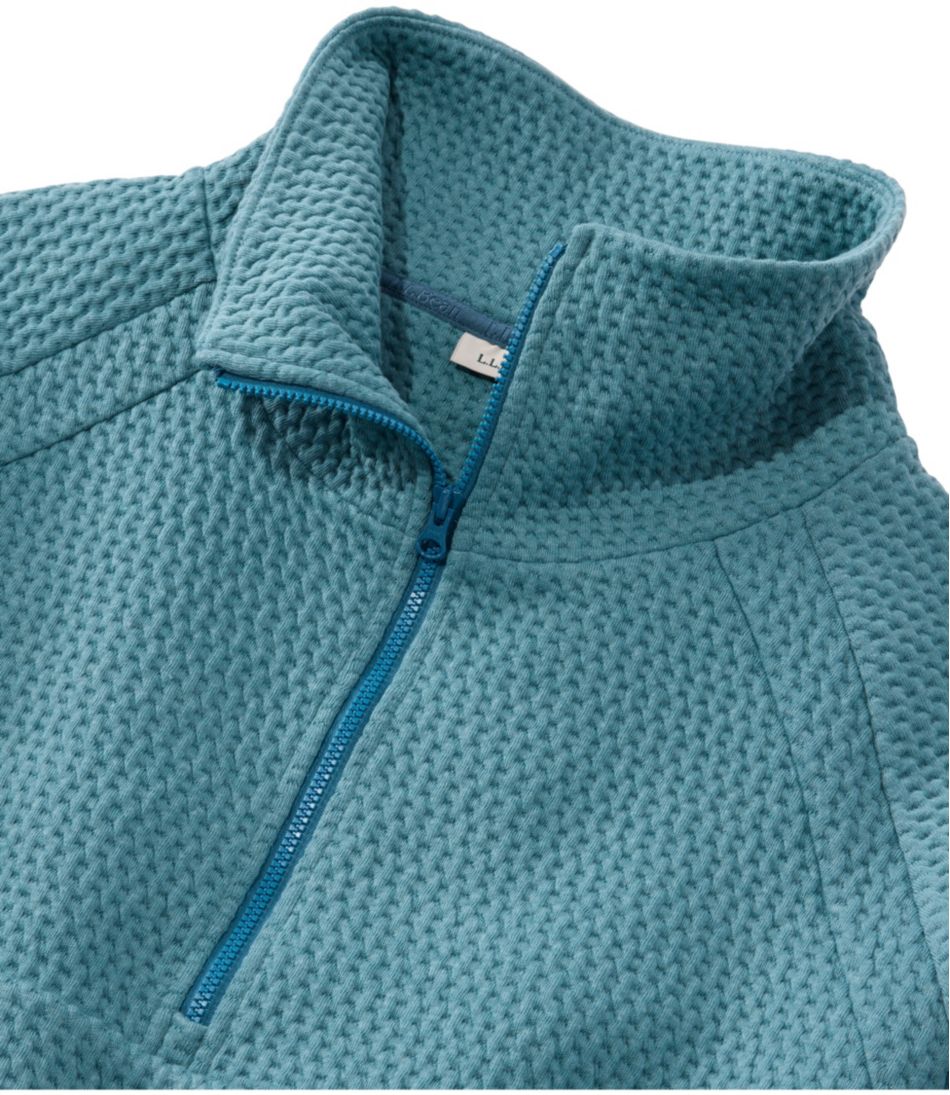 Women's Ridgeknit Half-Zip Pullover Oversized