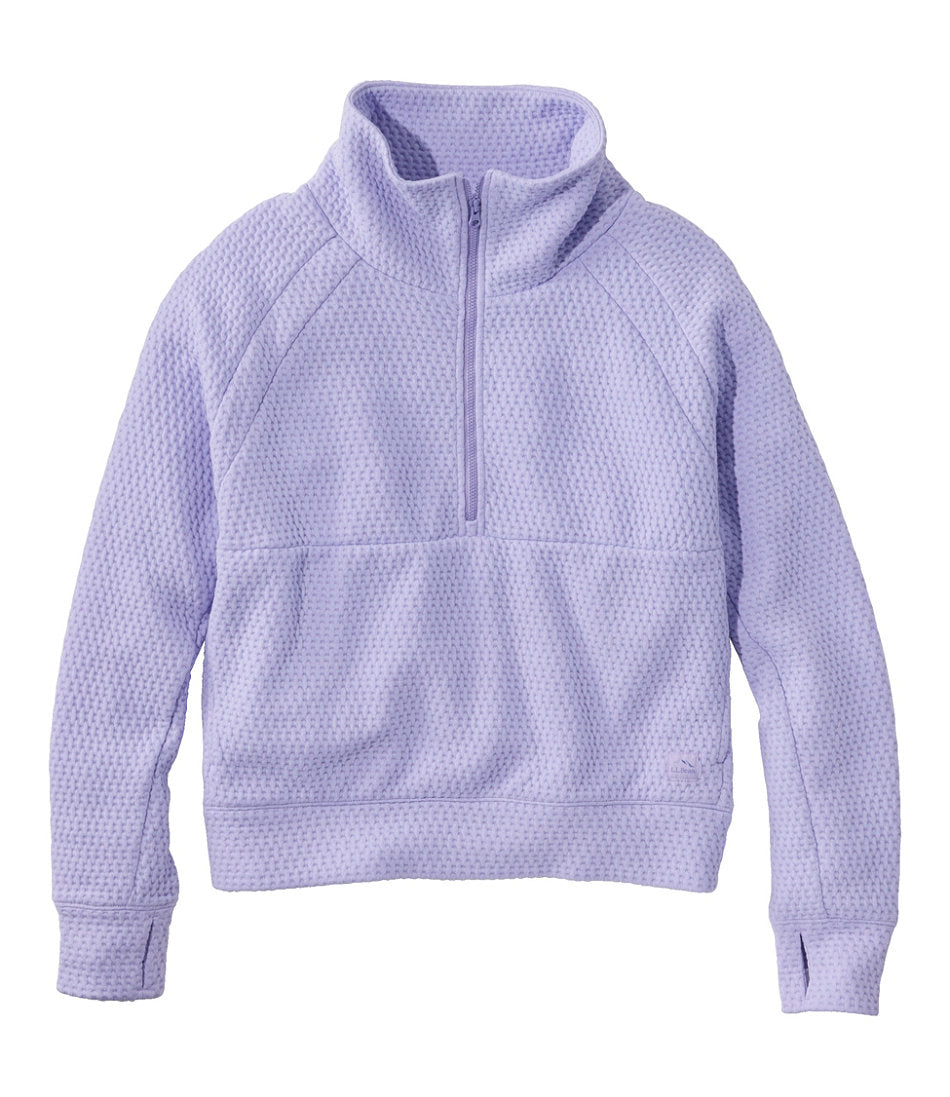 Women's Ridgeknit Half-Zip Pullover Oversized