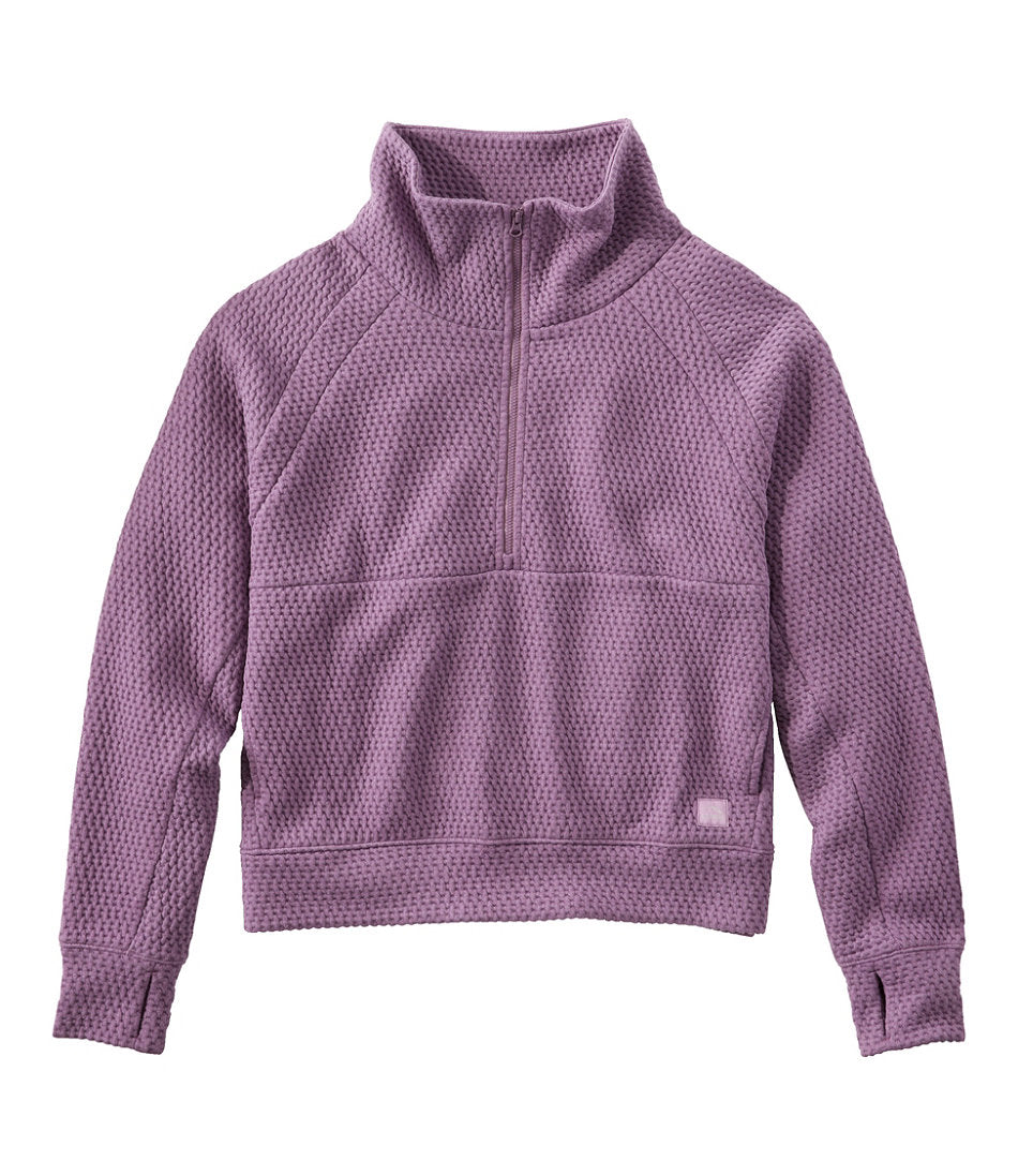 Women's Ridgeknit Half-Zip Pullover Oversized