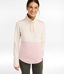 Colorblock Women's Bean's Cozy Mixed Knits Pullover