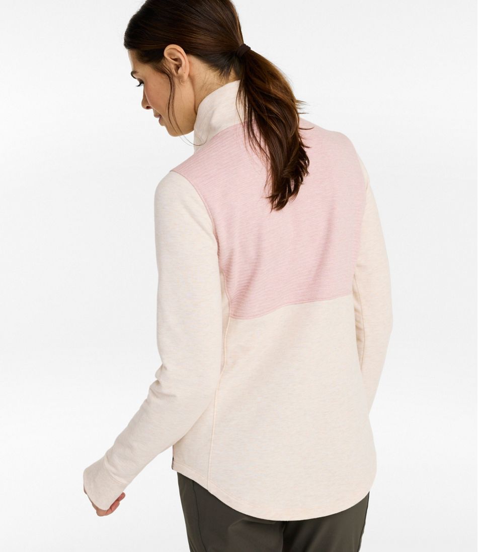Colorblock Women's Bean's Cozy Mixed Knits Pullover