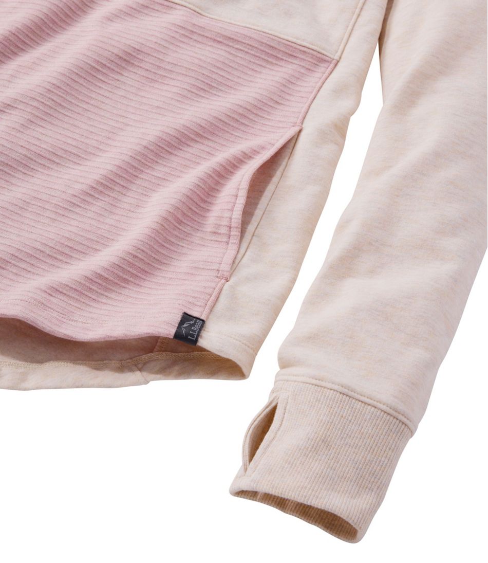 Colorblock Women's Bean's Cozy Mixed Knits Pullover