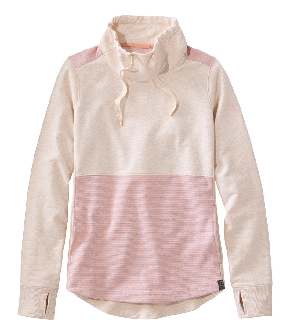 Colorblock Women's Bean's Cozy Mixed Knits Pullover