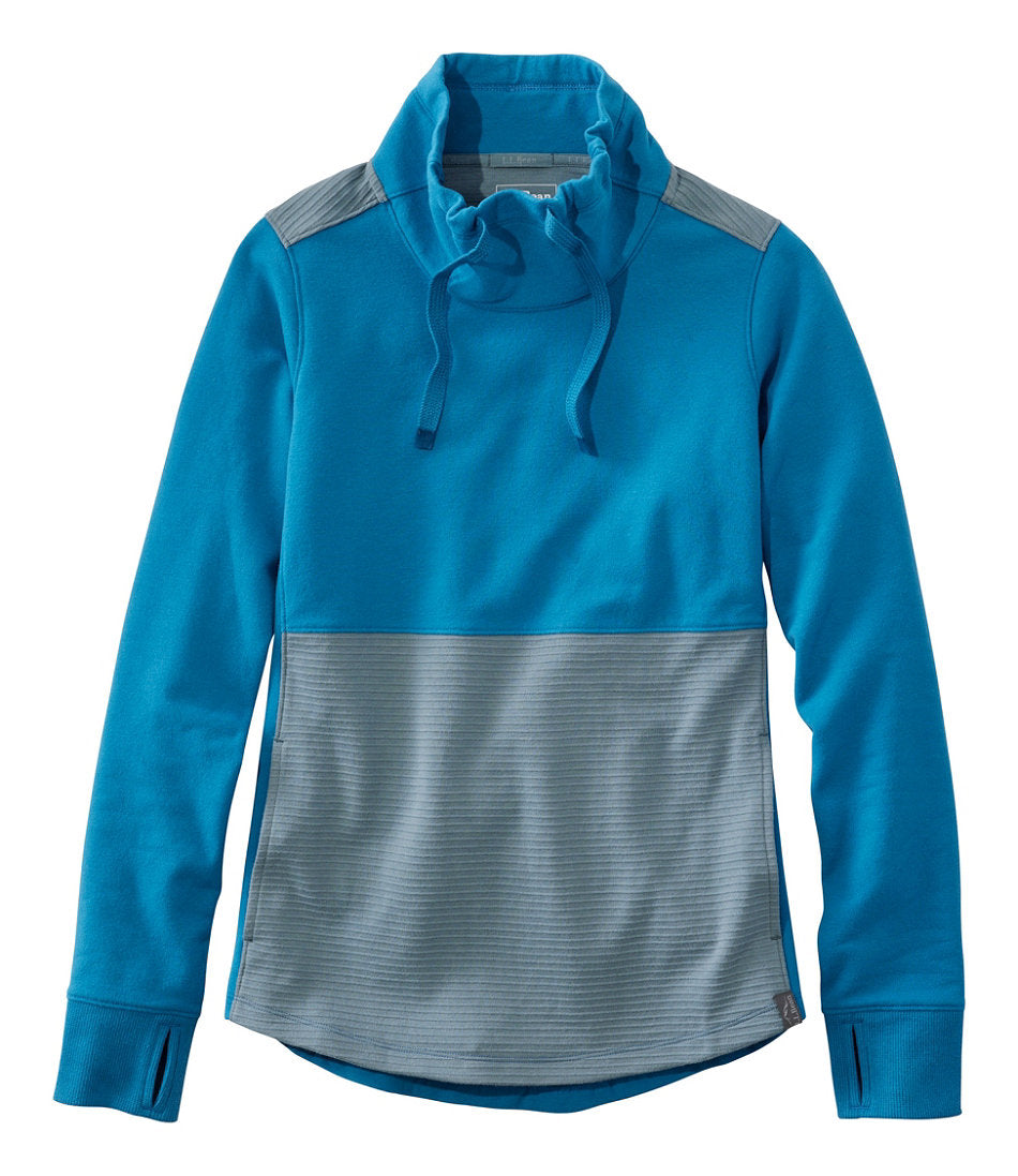 Colorblock Women's Bean's Cozy Mixed Knits Pullover