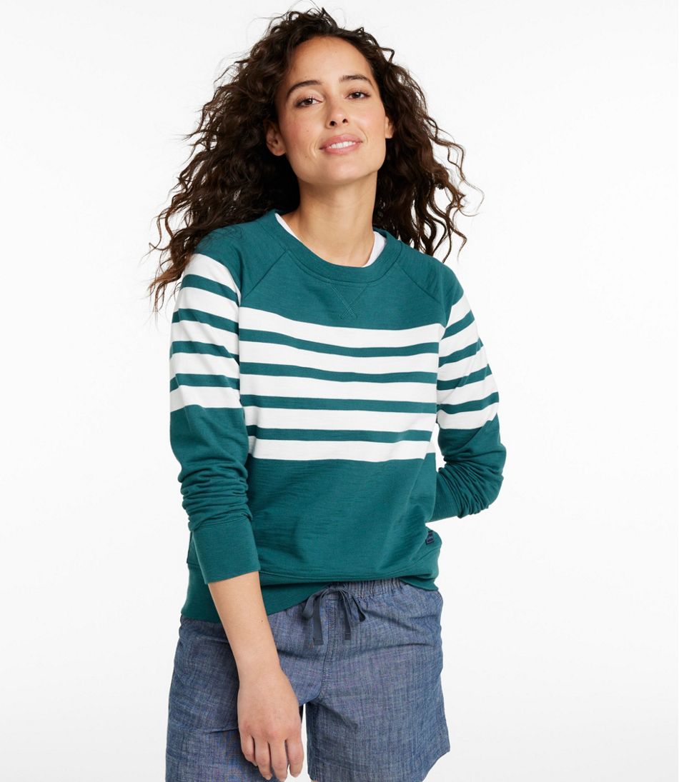 Stripe Women's Peaks Island Crewneck