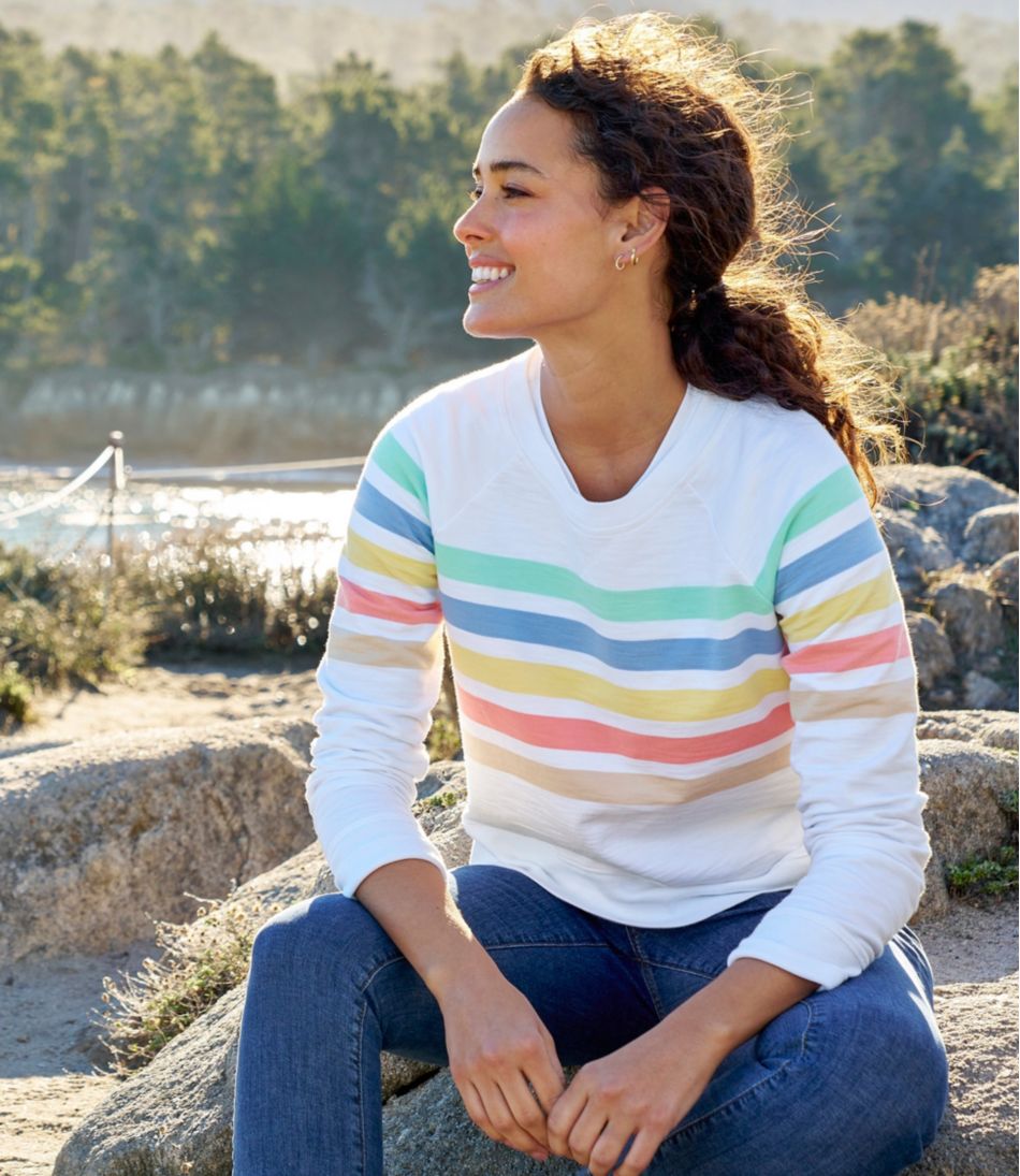 Stripe Women's Peaks Island Crewneck