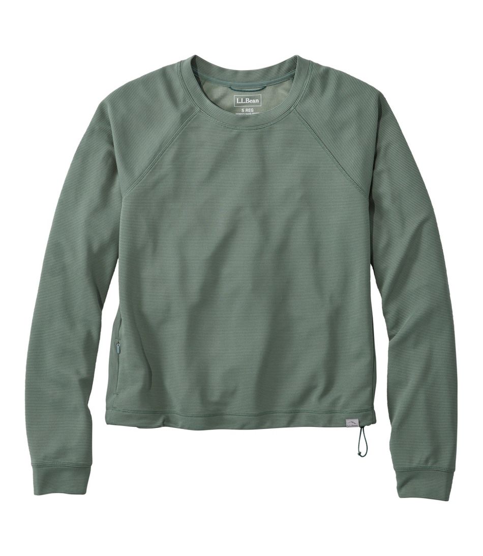 Cropped Women's VentureStretch Ottoman-Rib Pullover