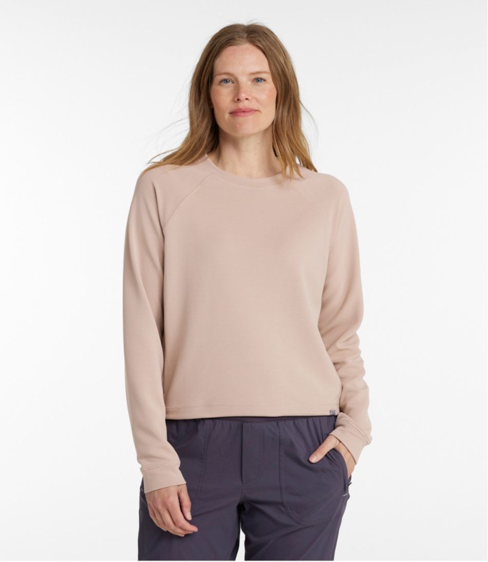 Cropped Women's VentureStretch Ottoman-Rib Pullover