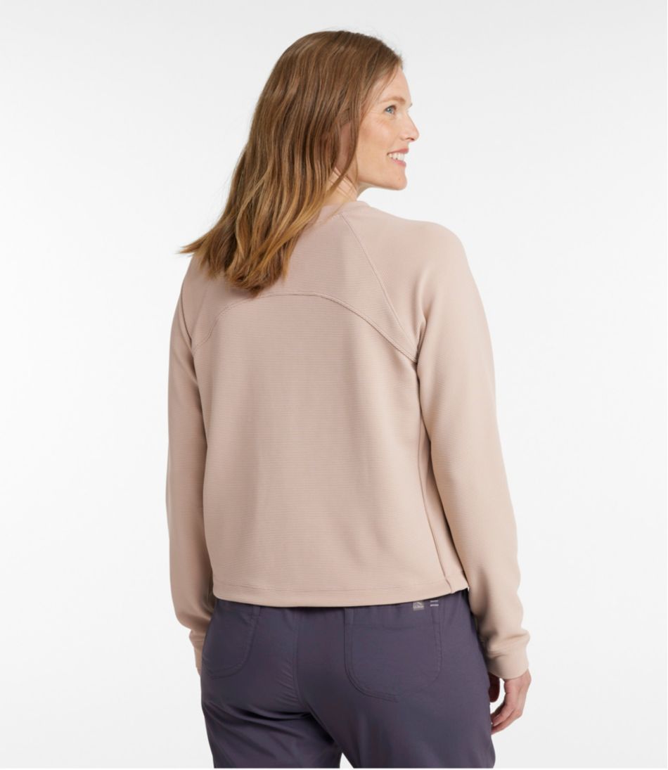 Cropped Women's VentureStretch Ottoman-Rib Pullover