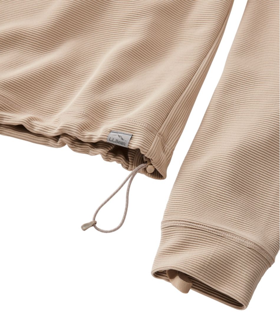 Cropped Women's VentureStretch Ottoman-Rib Pullover