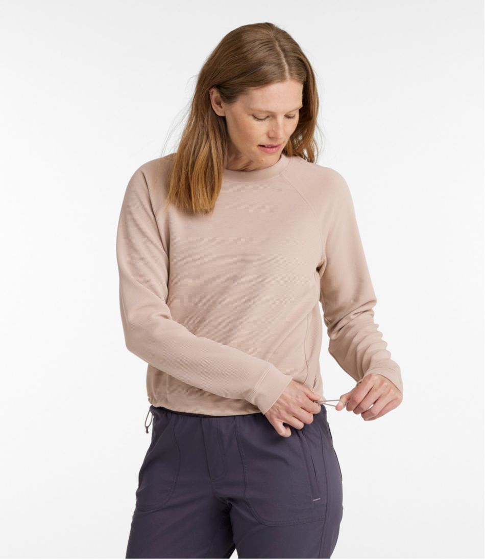 Cropped Women's VentureStretch Ottoman-Rib Pullover
